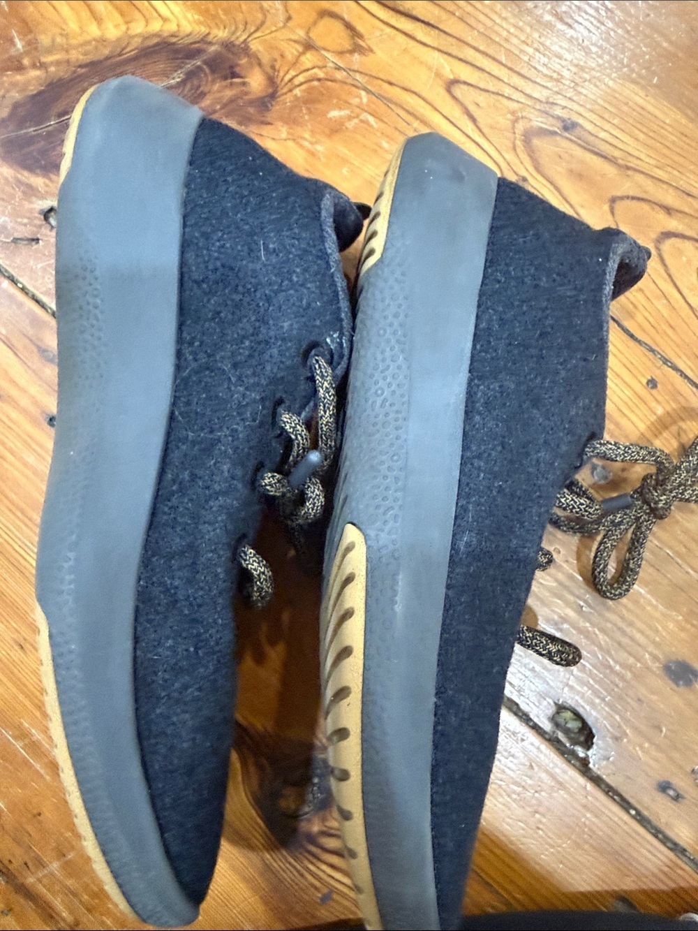 allbirds Women Black Wool-Blend Sneakers with Patterned Laces size 9 - Picture 7 of 11